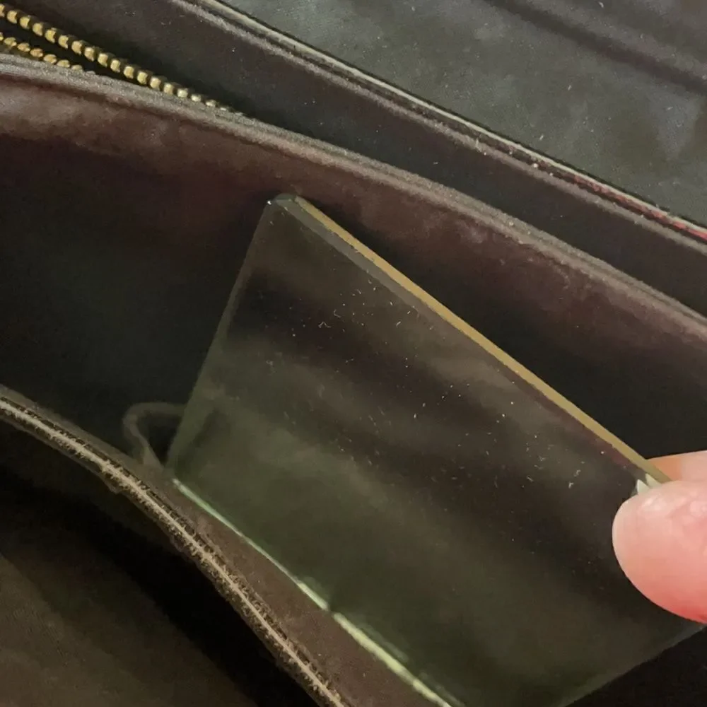 Vintage Black Leather Meeker Handbag